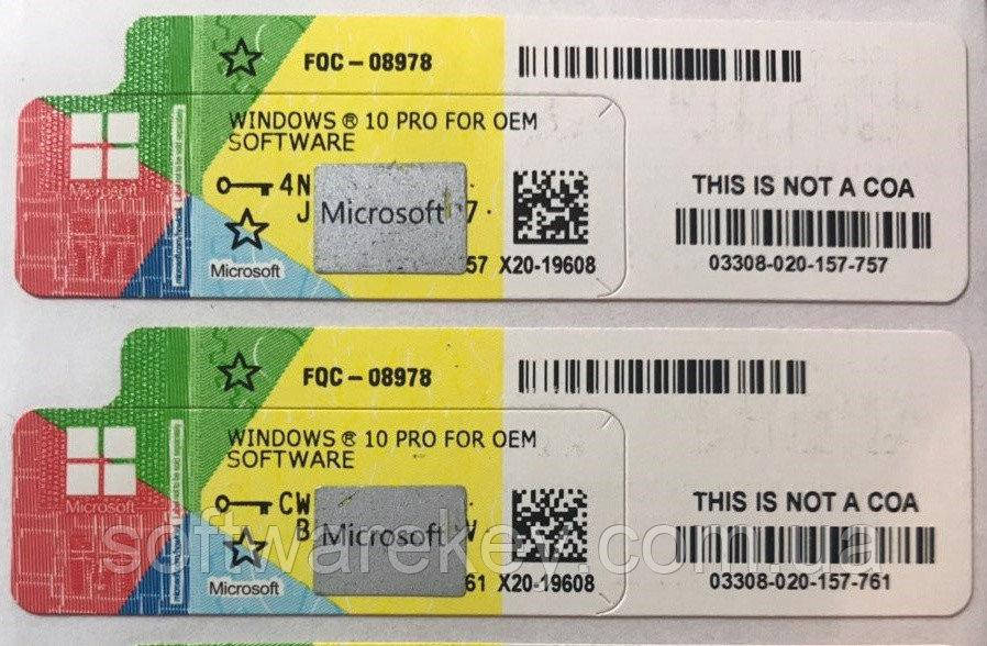 

Операционная система MS Windows 10 Professional Ukrainian 32/64-BIT (FQC-08978) NEW