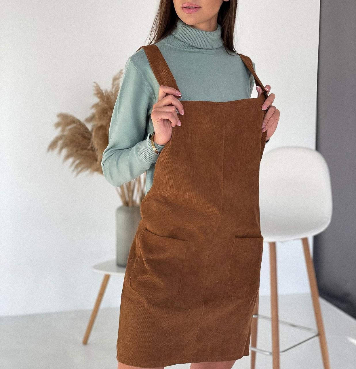 

Сарафан женский стильный на бретелях, размеры 42-46 (3цв)"NICOLE" купить недорого от прямого поставщика