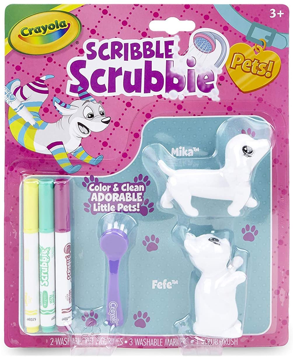 

Crayola раскрашиваемые кошка и собака Scribble Scrubbie Pets Dog and Cat