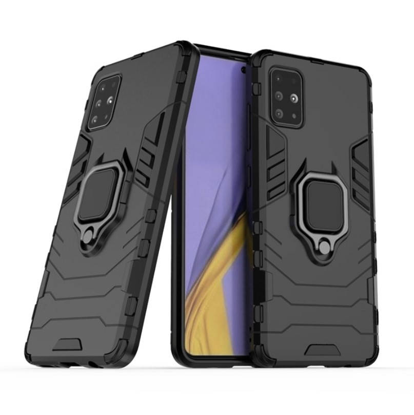 

Противоударный чехол Transformer для Samsung Galaxy A71 2020 A715 (Разные цвета) Черный