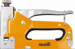 

Степлер мебельный регулируемый, скобы 200 шт., тип скобы 53, 6-14 мм, Sparta (42002)