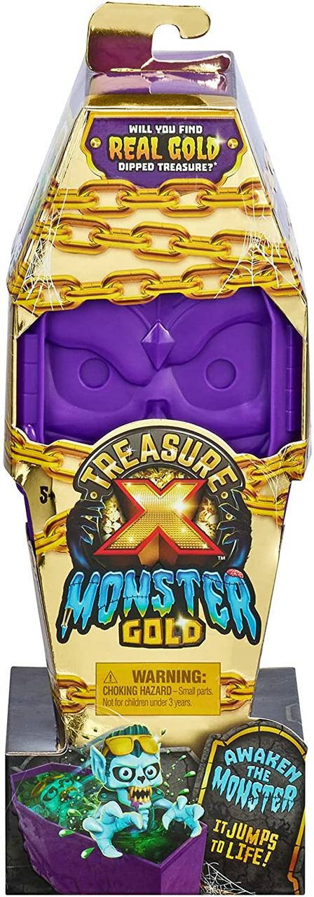 

Игровой набор сюрприз Раскопки TREASURE X Monster Gold Coffin Гроб монстра