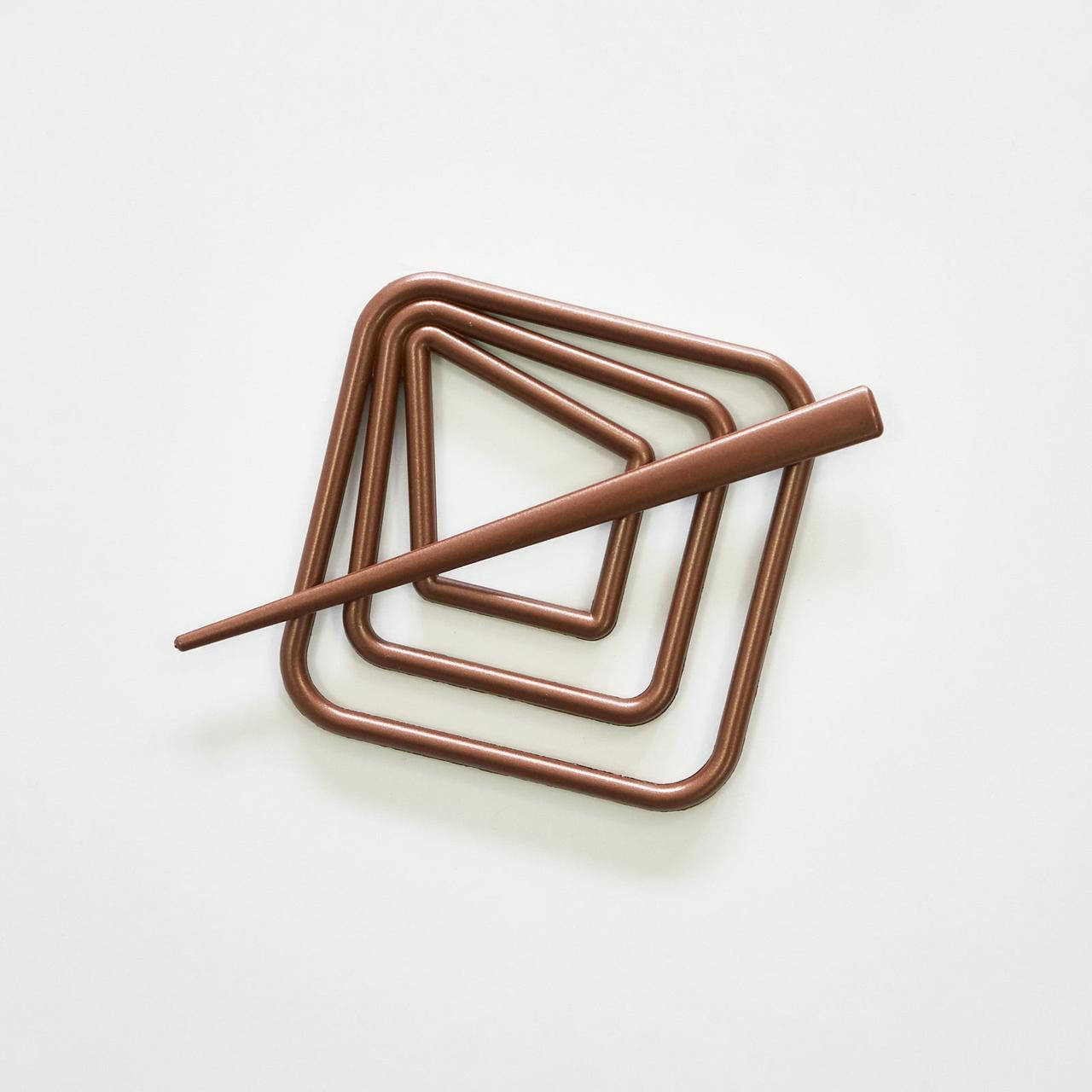 

Заколка для штор нитей Квадрат, матовая Коричневый