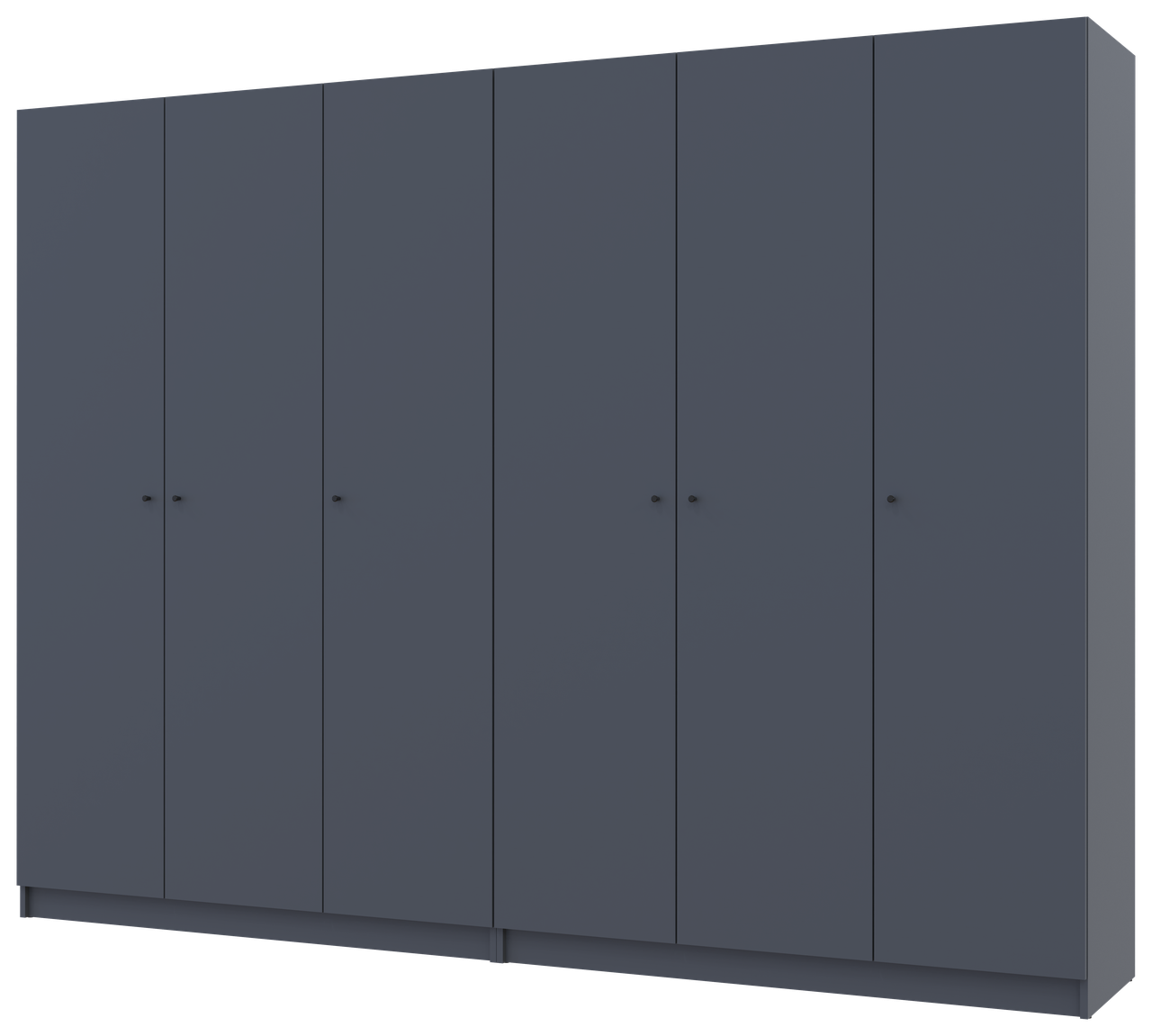 Шафа для одягу комплект Промо Графіт Графіт 3+3 ДСП 270х48х204 (42005070) 4