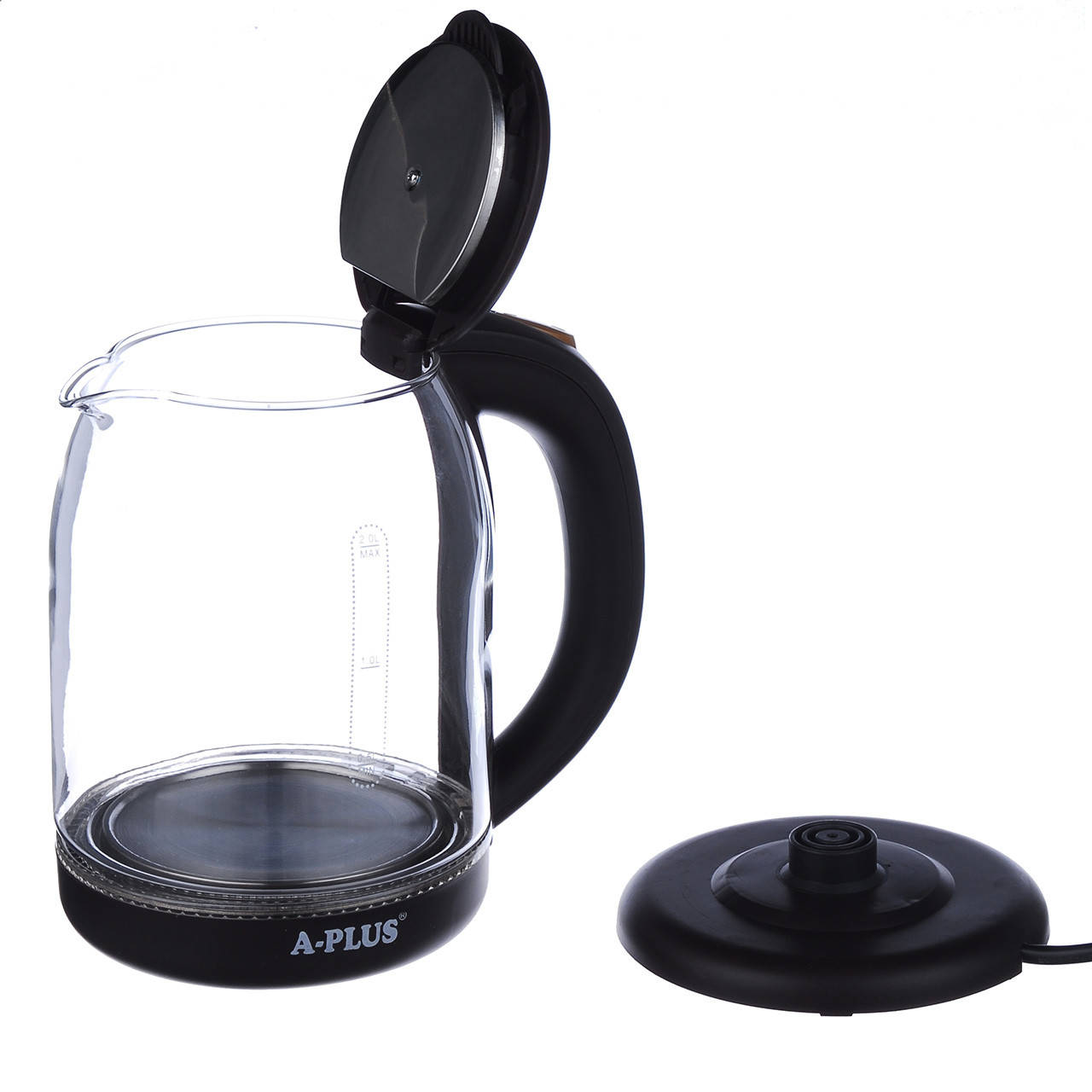 

Электрочайник стекло A-PLUS 2.0 л (2137)