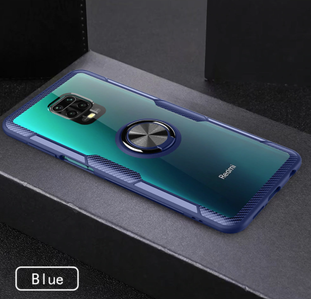 

Чехол KEYSION с кольцом для Xiaomi Redmi Note 9 Синий