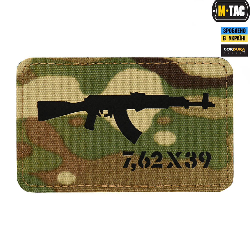 

Патч M-Tac AKM 7,62Х39 Laser Cut Multicam/Black