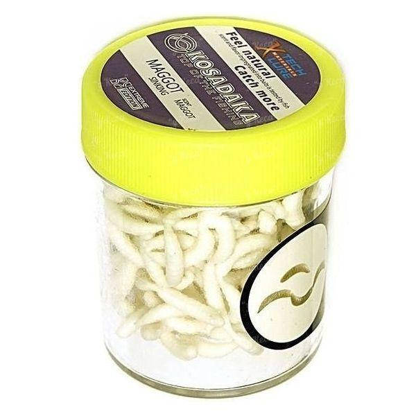 

Опарыш плавающий Kosadaka белый запах креветки 150шт "Оригинал"