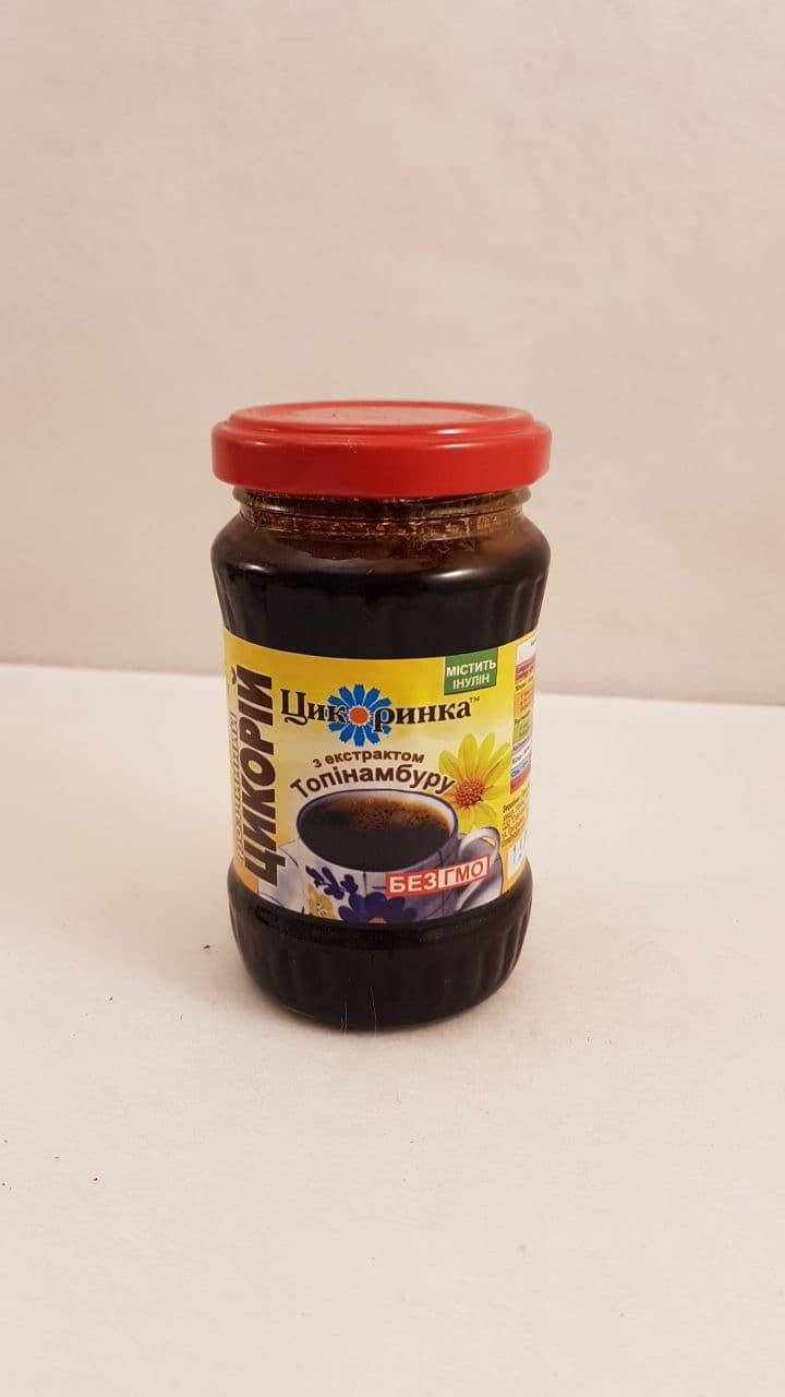 

Растворимый напиток цикорий с экстрактом топинамбура 200г Цикоринка в стеклянной банке