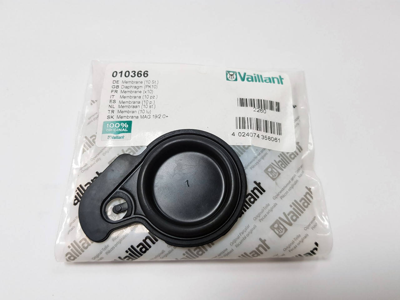 

Мембрана Vaillant Mag, Electrolux 010366