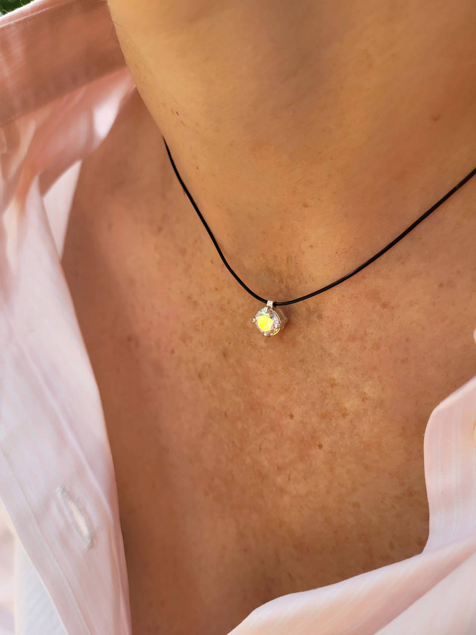 

Подвеска на леске серебро 925 пробы