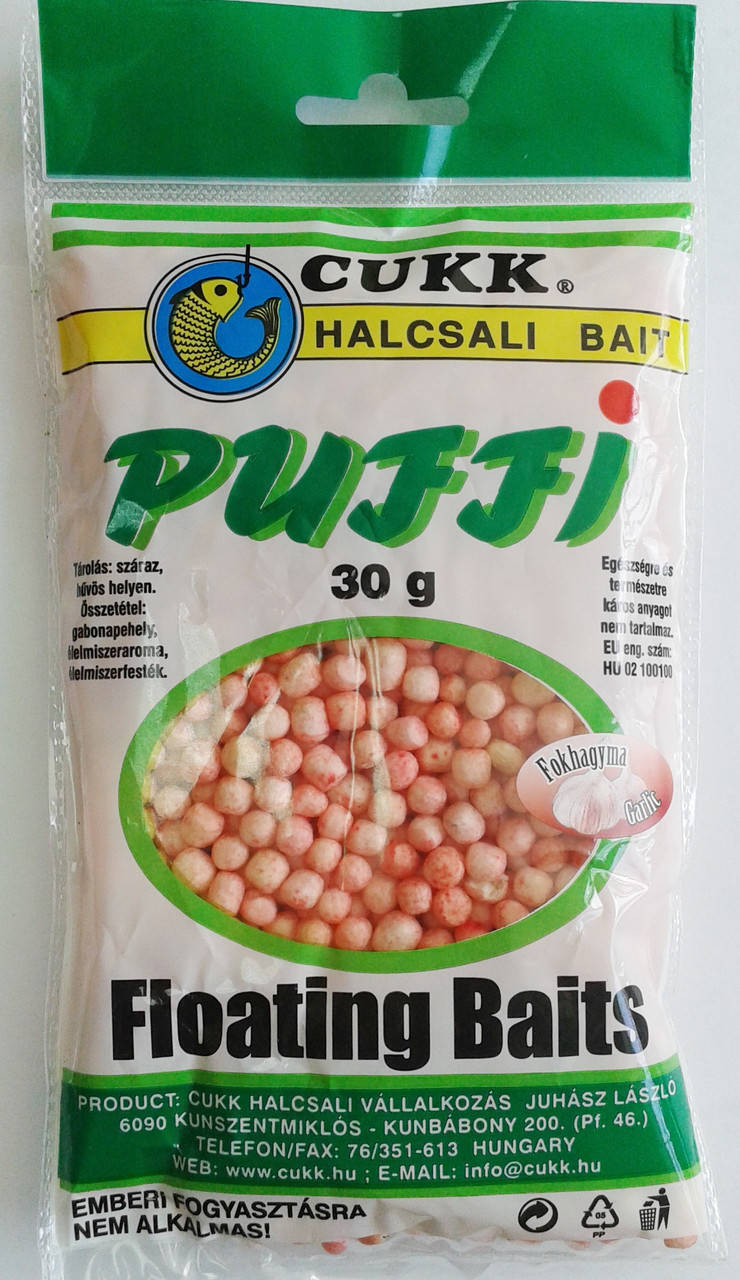

Воздушное тесто CUKK PUFFI mini 3-6мм 30g - Чеснок