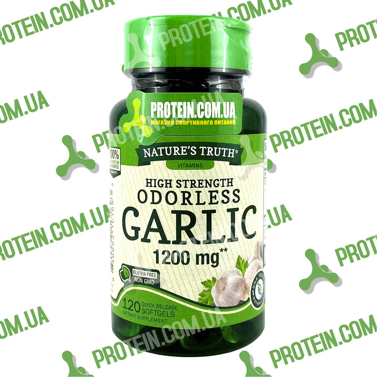 

Масло Чеснока Без Запаха Nature's Truth Odorless Garlic 1200 мг 120 капс