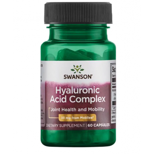 

Гиалуроновая кислота Swanson Hyaloronic acid complex 33 mg 60 капсул