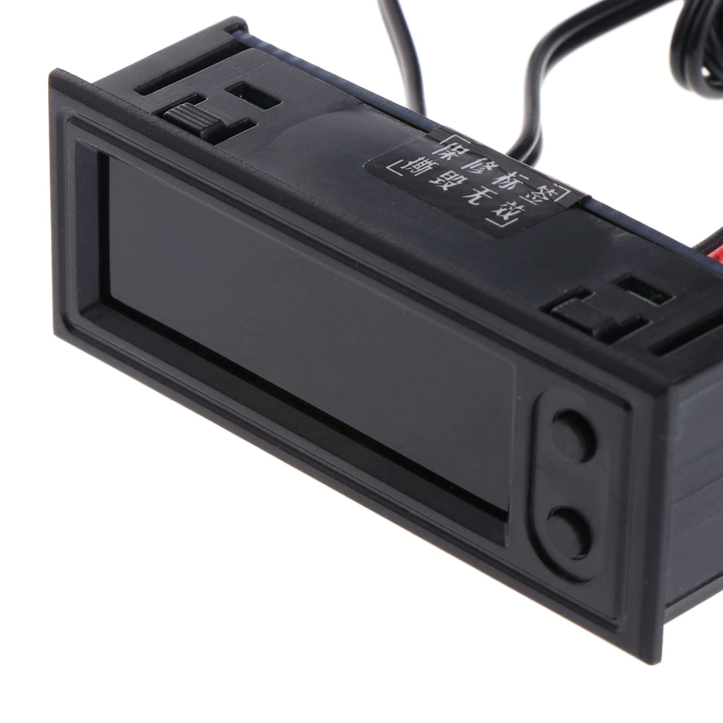 

Часы термометр вольтметр дата зелёные 12V