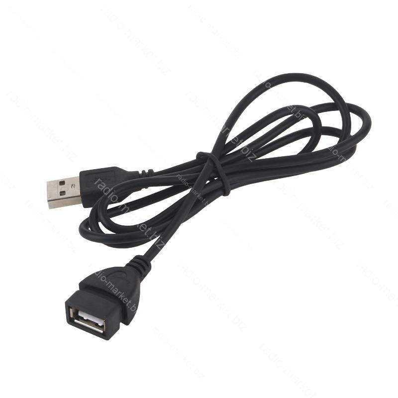 

Удлинитель USB (шт.A- гн.А), 1,0м, Черный
