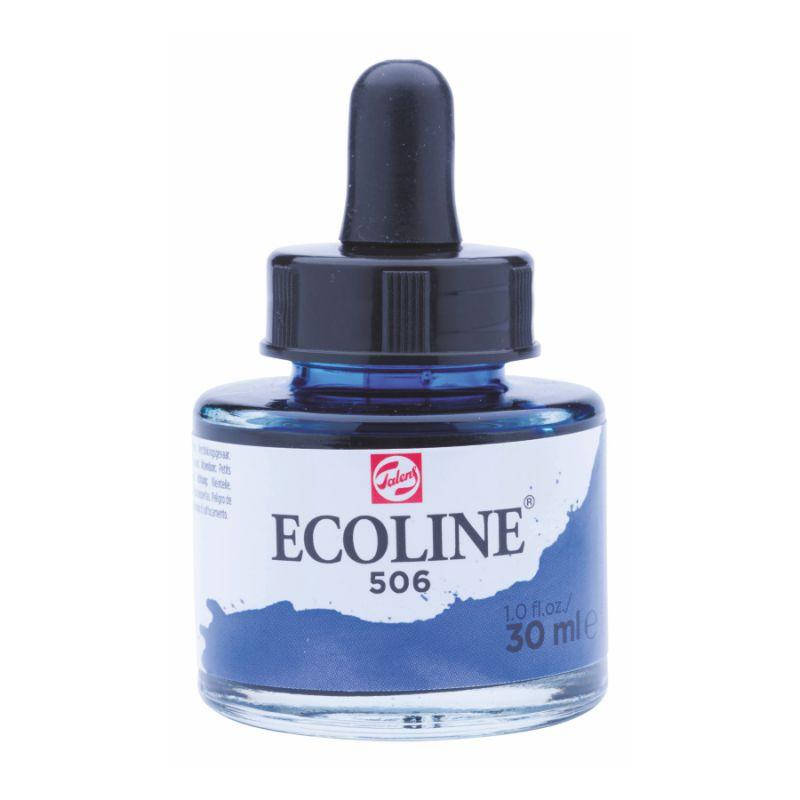 

Краска акварельная жидкая Ecoline (506), Ультрамарин темный, 30 мл, Royal Talens
