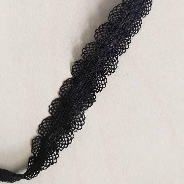 

Ажурная резинка для нижнего белья, черная 1,5см (25 метров) (657-Л-0097), Черный
