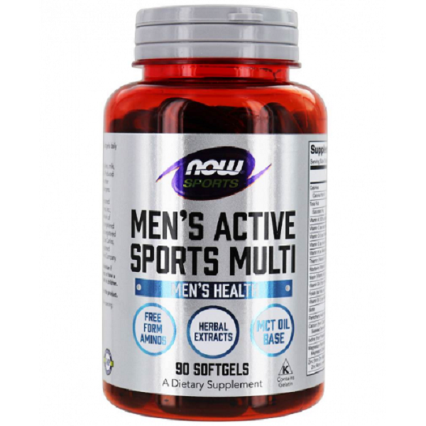 

Men's Active Sports Multi NOW Foods (90 капсул)