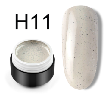 

Сахарный цветной гель с мелким шиммером, 5 мл, №H11 (серо-бежевый)