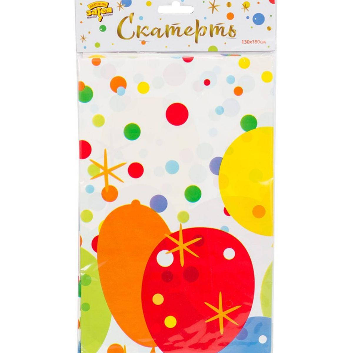 

Скатертина стиль "Конфетті, кульки", 130*180 см, Скатерть "Конфетти, шарики"