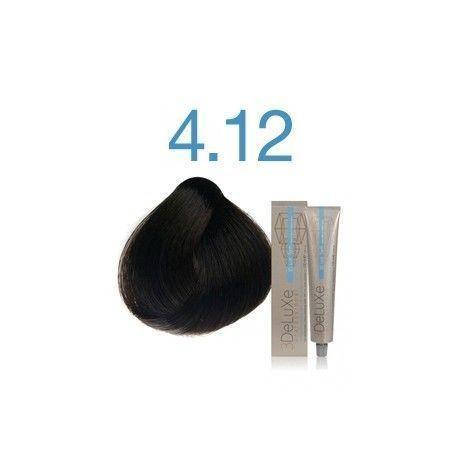 

Стойкая крем-краска 3DeLuXe professional № 4-12 - каштановый пепельный ирис, 100 мл