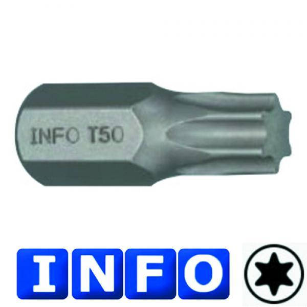 

10 мм Бита Torx T25, L=30 мм (INFO 9763025 I)