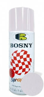 

Краска металлик белая 400ml "Bosny" №1130 (12шт/уп)