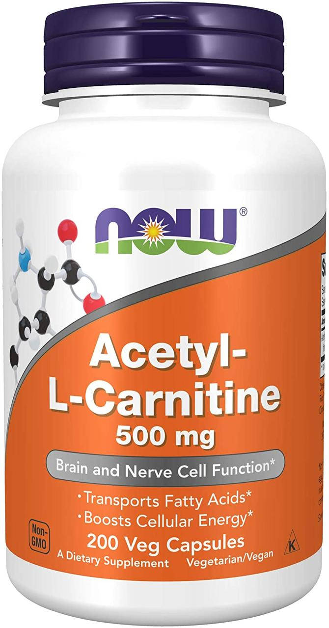 

Now Foods Acetyl L-Carnitine 500mg 200 капсул