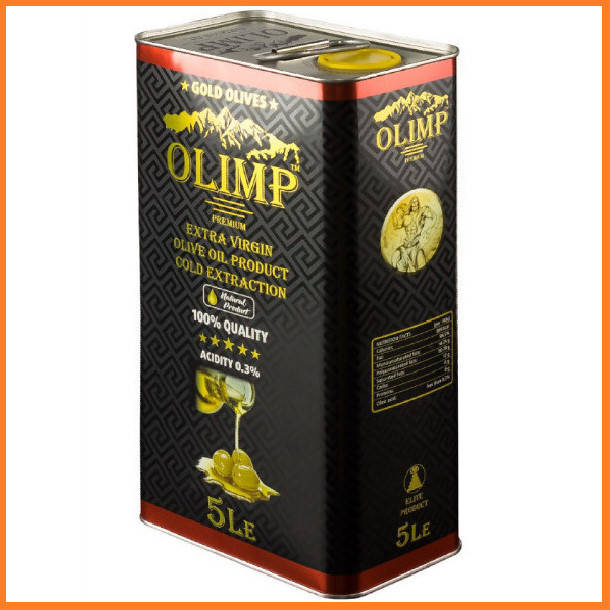 

Масло оливковое TM “OLIMP”. 5л. BLACK LABEL.