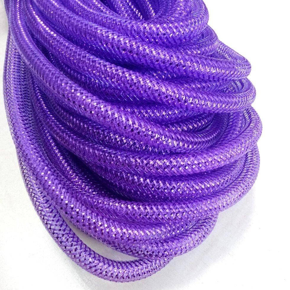 

(28-30метров, D-10мм) Регилин трубчатый с люрексом. Цвет - фиолетовый (657-Л-0498)