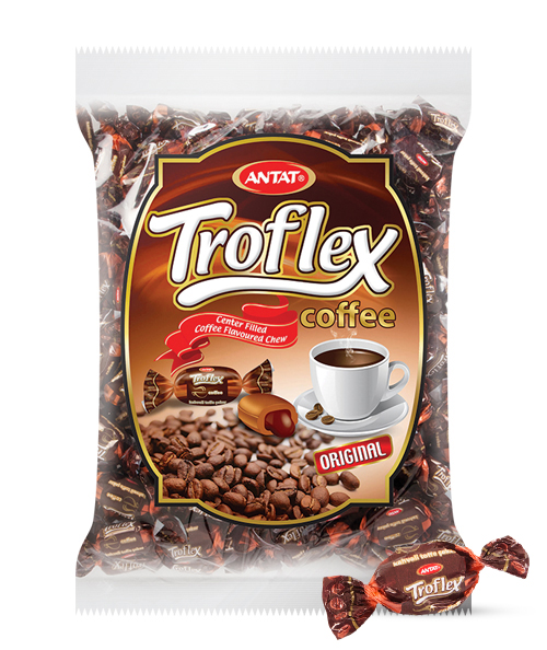 

«TROFLEX» кофе КОНФЕТЫ ЖЕВАТЕЛЬНЫЕ