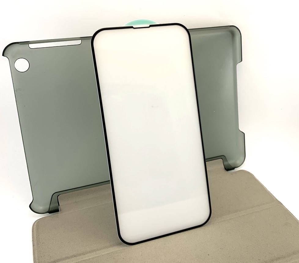 

Защитное стекло iPhone 13 Pro Max противоударное Full Glue Black черное, Черный