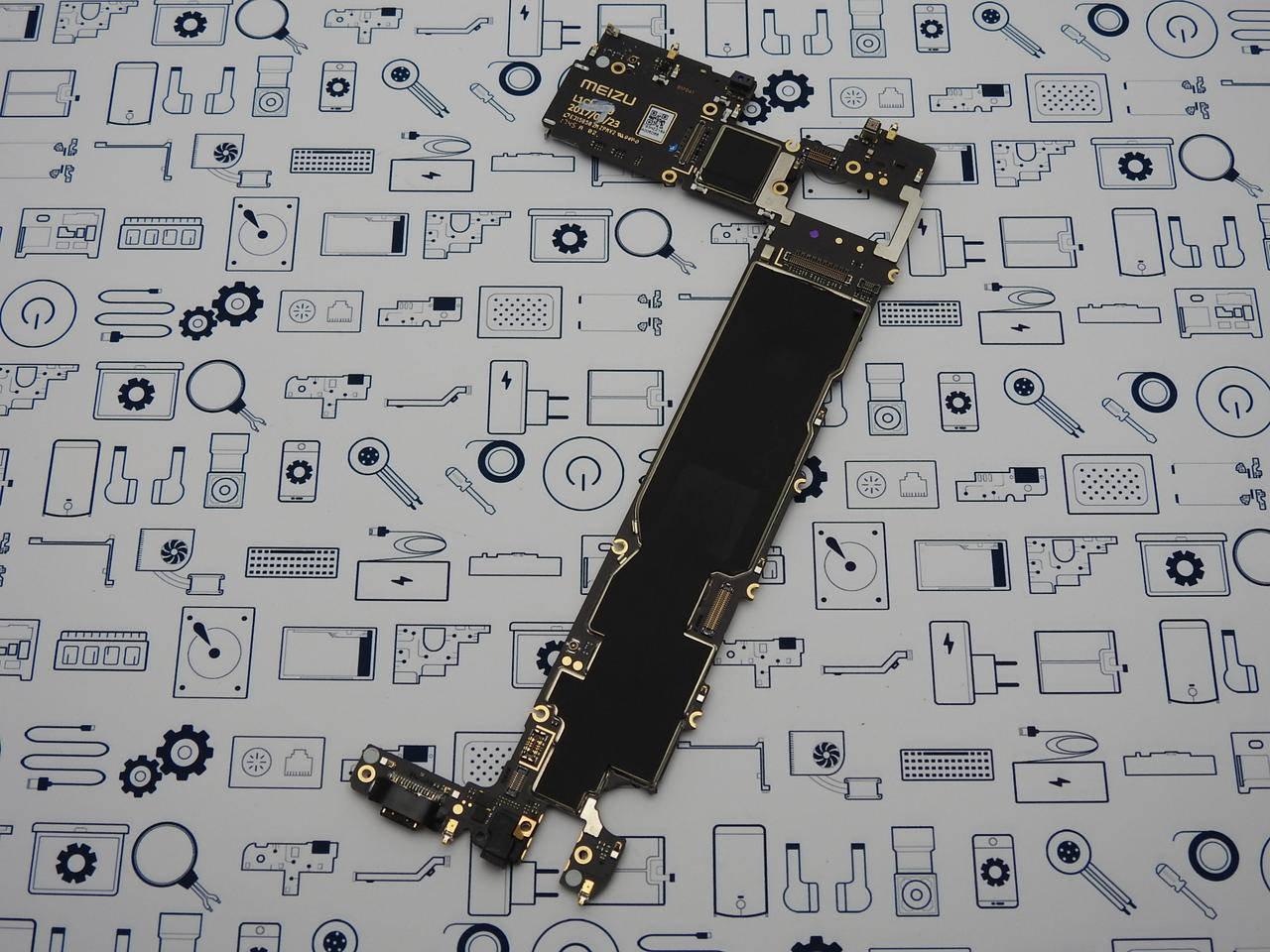 

Материнская плата Meizu Pro 7 Plus (M793H) 6/64Gb оригинал с разборки (100% рабочая)