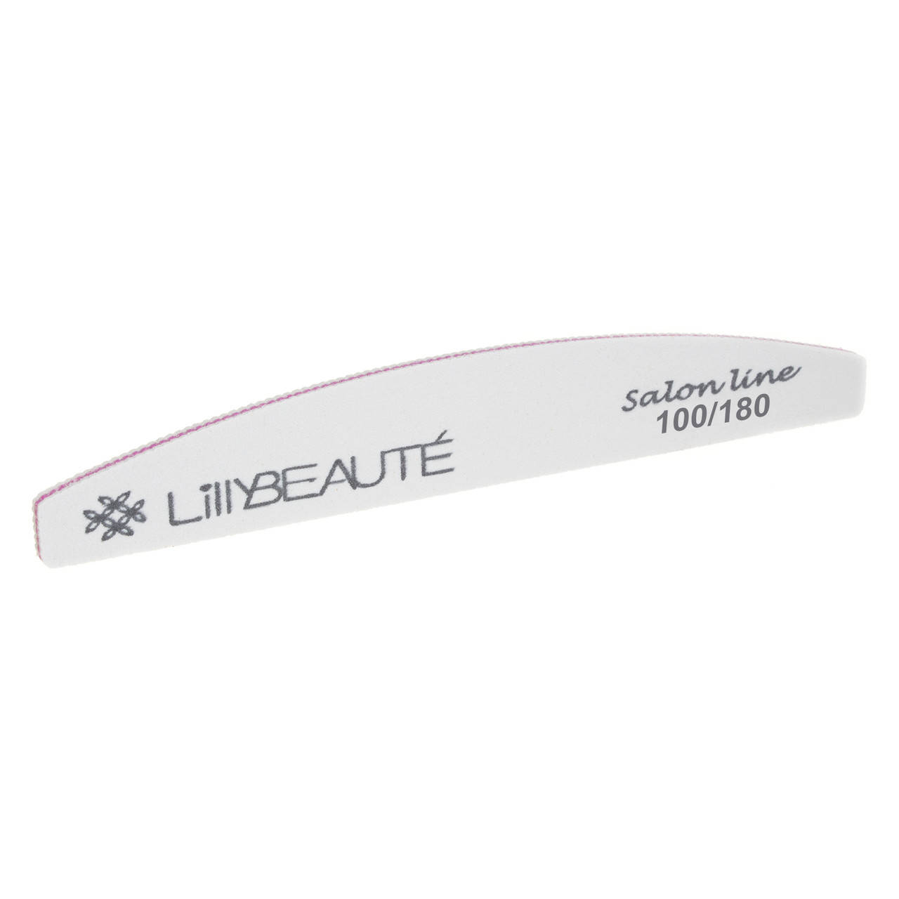 

Пилка для ногтей Lilly Beaute Salon Line 100/180, полукруг