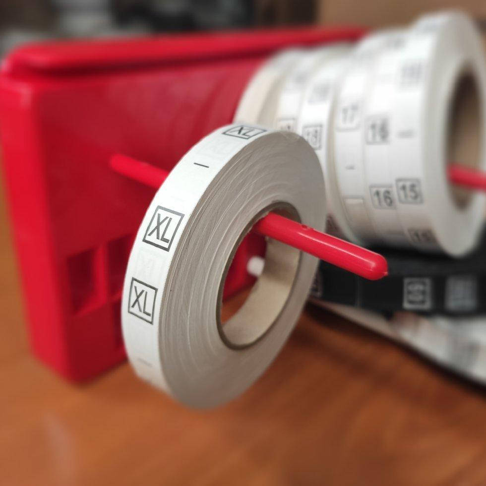 

R-608 Размерник пришивной XL 600шт.