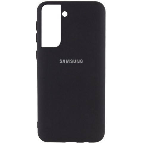 

Samsung S21 G990 черный чехол Silicone Cover black