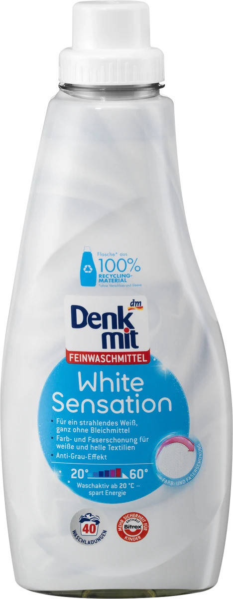 

Жидкий порошок для белого белья Denkmit, 1л. (Германия)