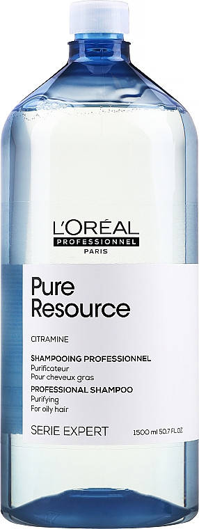 

Шампунь очищаючий для схильного до жирності волосся L’Oréal Professionnel Pure Resource 1500 мл