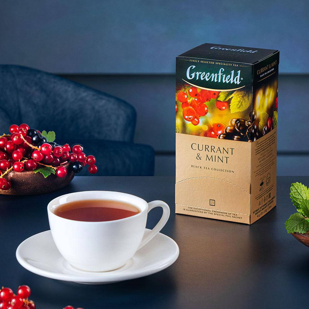 

Чай Greenfield Currant Mint - Черный со вкусом смородины, пакетированный 25 шт