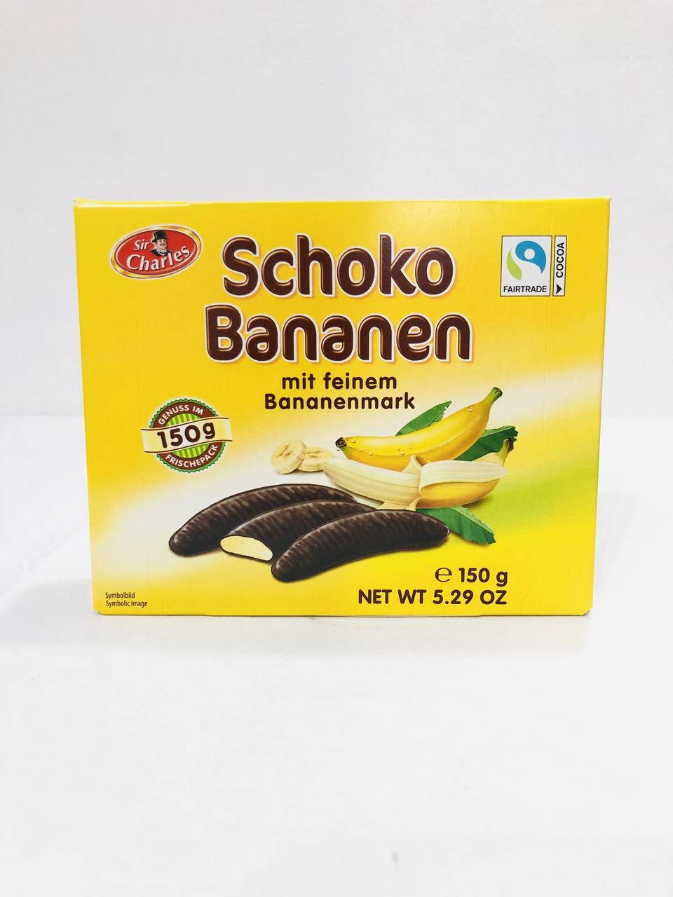 

Цукерки Sir Charles Schoko bananen 150гр
