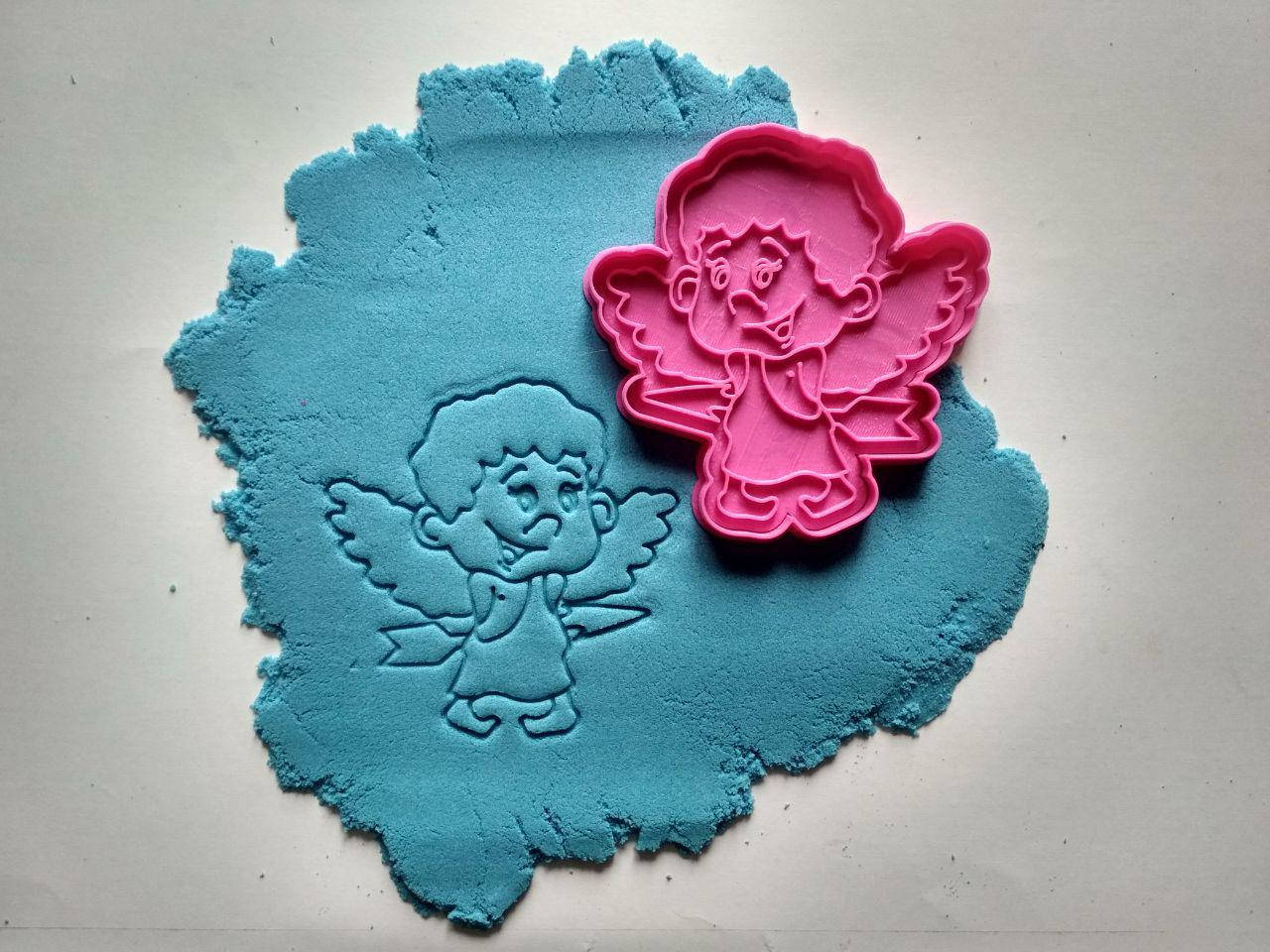 

3D формочки-вырубки для пряников "Ангел 7"