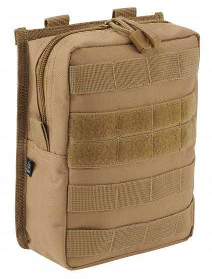

Аптечка Brandit Molle Моль мішечок хрест тактична медична сумка Coyot