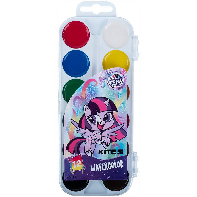 

Фарби акварельні Kite My Little Pony, 12 кольорів, Разные цвета