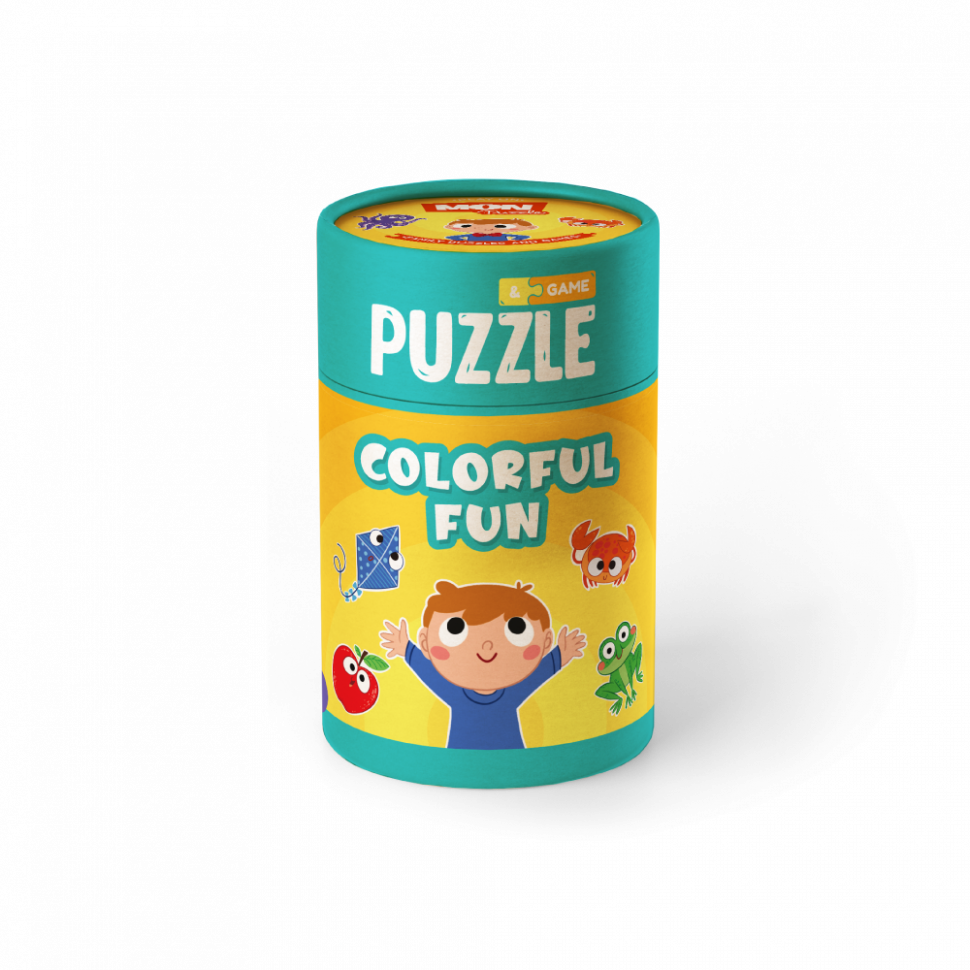 

Дитячий пазл /гра Mon Puzzle "Кольорові розваги" 200105, 6 двосторонніх пазлів на 4 елементи