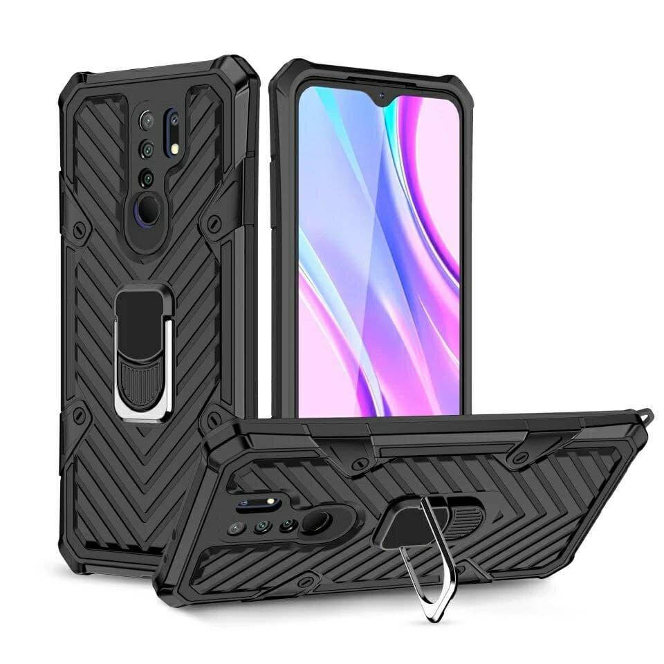 

Противоударный чехол Rukama на Oppo A5 (2020) цвет Черный, Красный