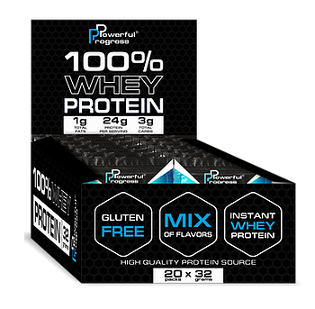 

Протеин Powerful Progress 100 % Whey Protein Mega Box 32 g 20 шт.