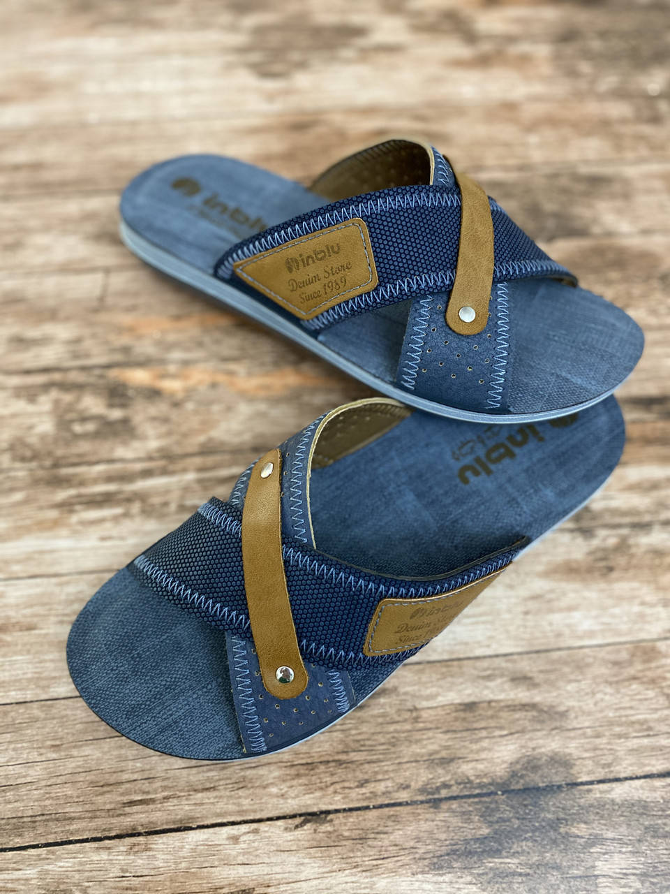 

Мужские шлёпанцы Inblu только 42 / 27,3см по стельке/, Синий