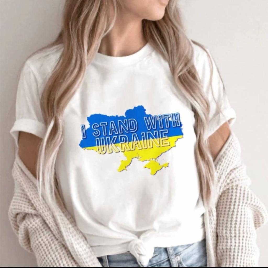 

Футболка женская для поддержки Украины