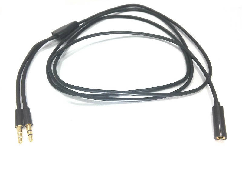 

Аудио-микрофонный разветвитель PowerPlant Sound Blaster, 1.5м, Черный